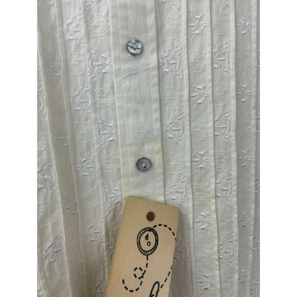 Robert Graham Men's Size XL Embroidery Shirt White Long Sleeve - Picture 7 of 16